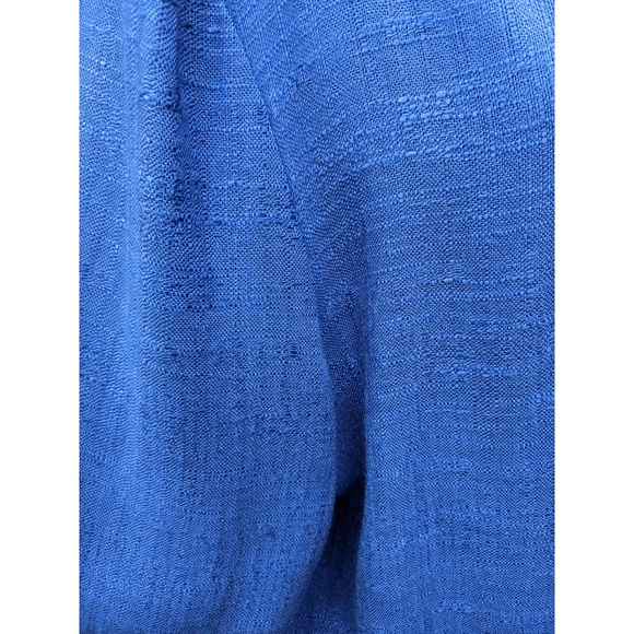 Vintage 90s blue oversized single button lined blazer 14 - Picture 2 of 4